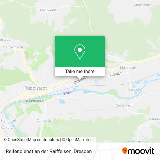 Карта Reifendienst an der Raiffeisen