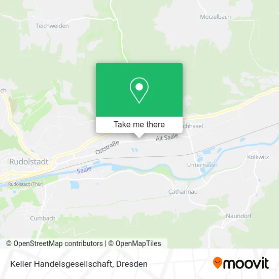 Keller Handelsgesellschaft map