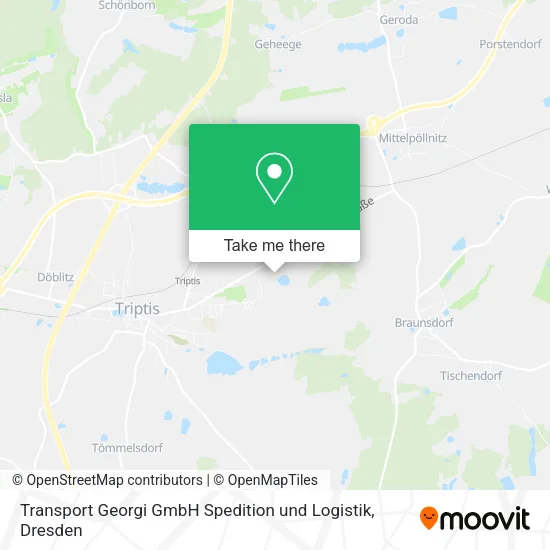 Карта Transport Georgi GmbH Spedition und Logistik