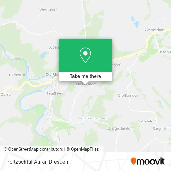 Карта Pöltzschtal-Agrar