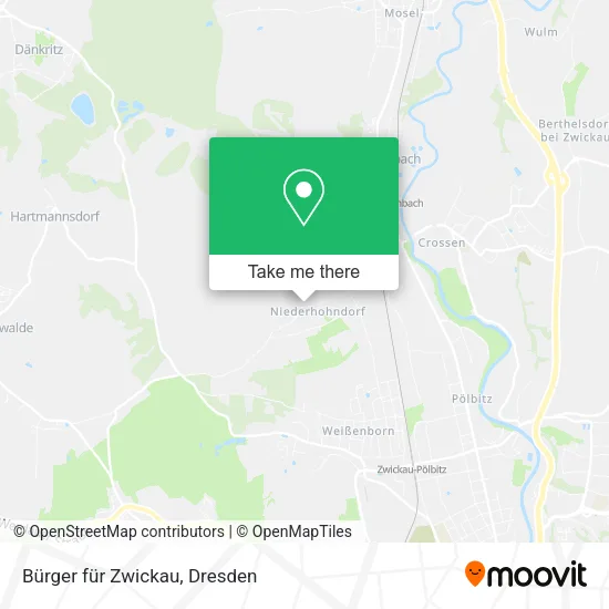Карта Bürger für Zwickau