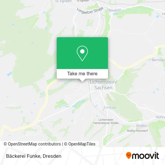 Карта Bäckerei Funke