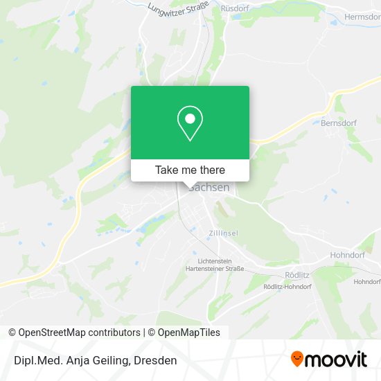 Карта Dipl.Med. Anja Geiling