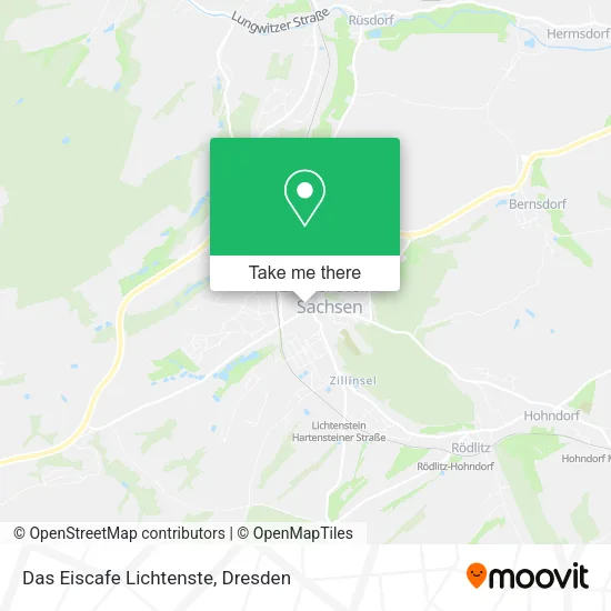 Карта Das Eiscafe Lichtenste