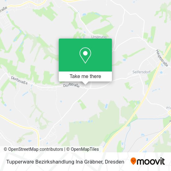 Карта Tupperware Bezirkshandlung Ina Gräbner