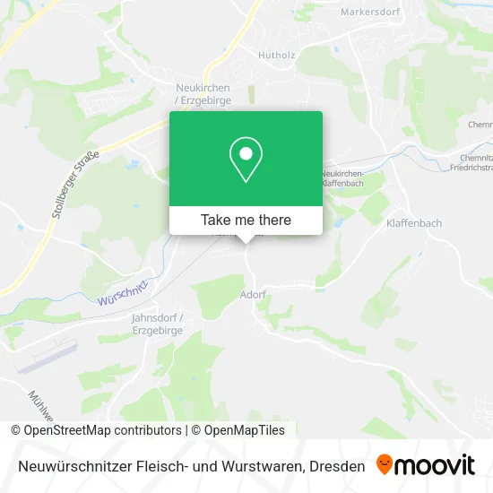 Карта Neuwürschnitzer Fleisch- und Wurstwaren