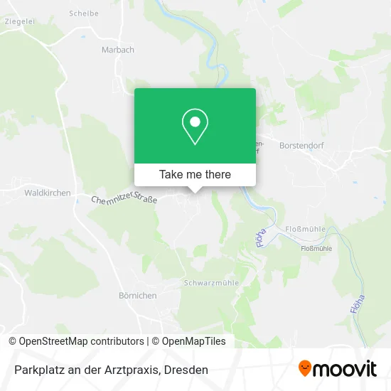 Карта Parkplatz an der Arztpraxis