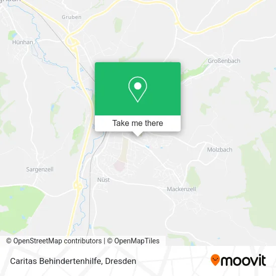 Карта Caritas Behindertenhilfe