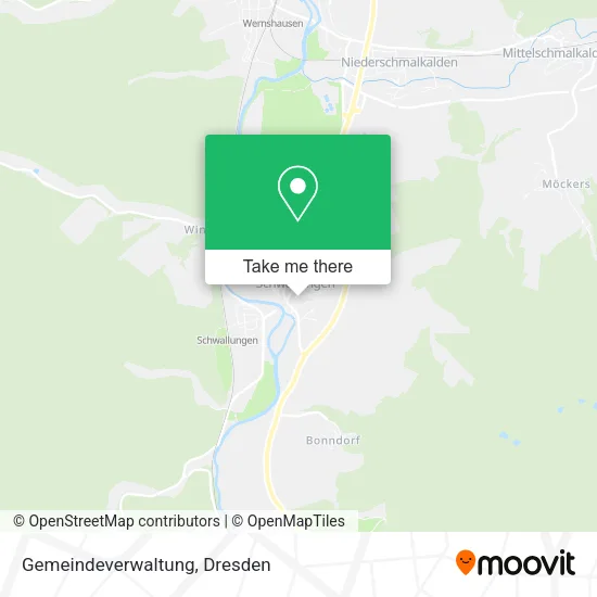 Карта Gemeindeverwaltung