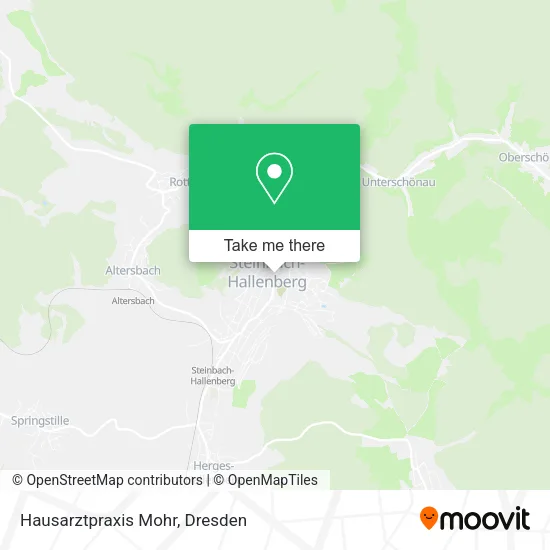 Карта Hausarztpraxis Mohr