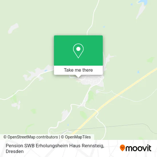 Карта Pension SWB Erholungsheim Haus Rennsteig