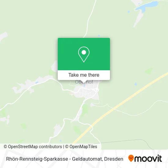 Карта Rhön-Rennsteig-Sparkasse - Geldautomat