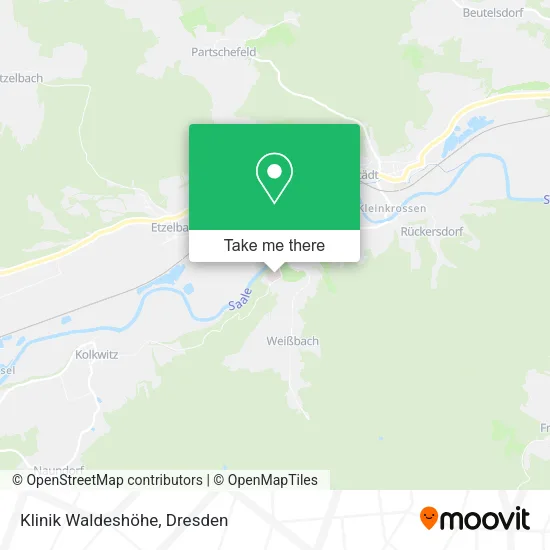 Карта Klinik Waldeshöhe
