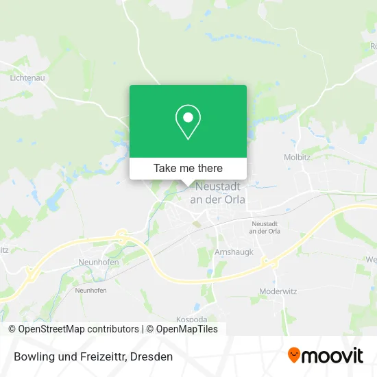 Карта Bowling und Freizeittr
