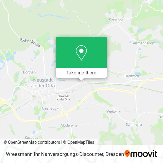 Карта Wreesmann Ihr Nahversorgungs-Discounter