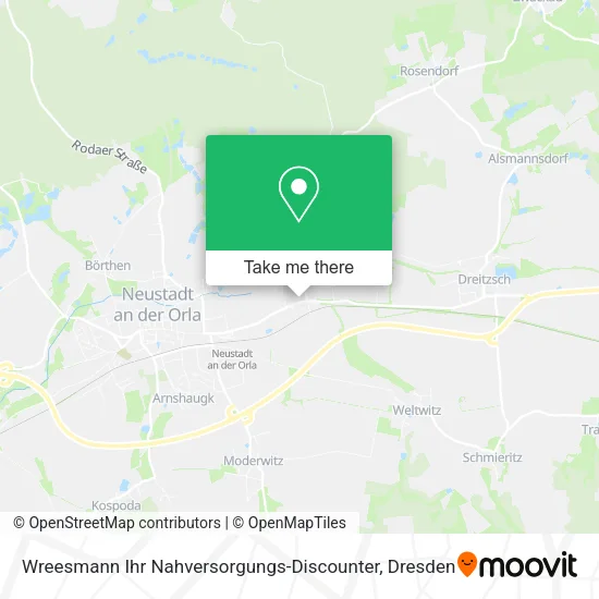 Карта Wreesmann Ihr Nahversorgungs-Discounter