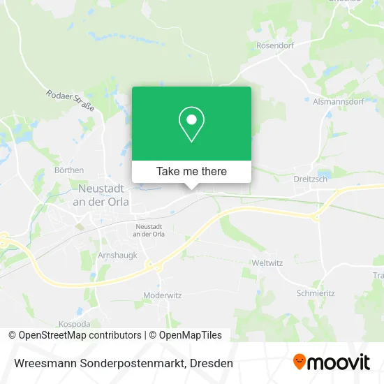 Карта Wreesmann Sonderpostenmarkt