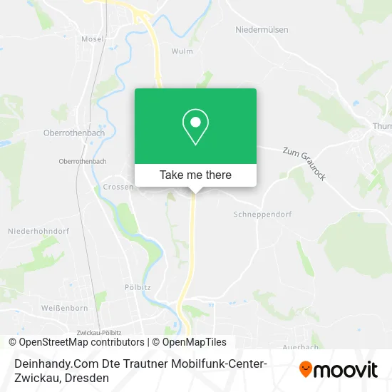 Карта Deinhandy.Com Dte Trautner Mobilfunk-Center-Zwickau