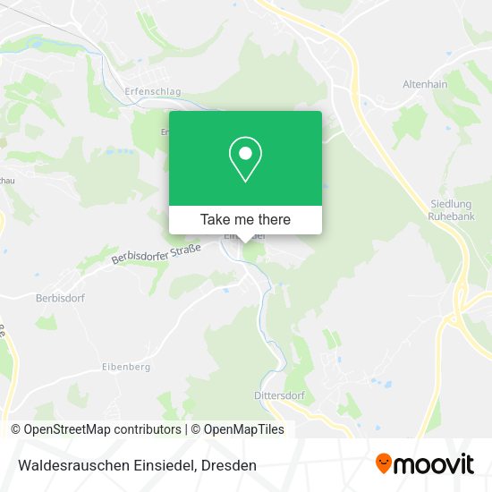 Карта Waldesrauschen Einsiedel
