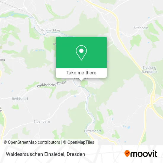 Карта Waldesrauschen Einsiedel