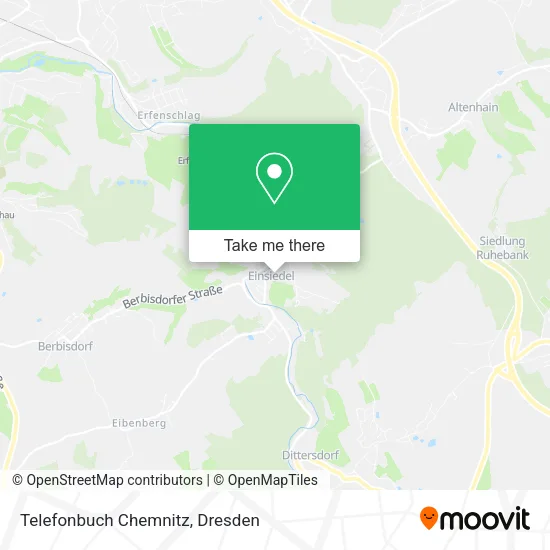 Карта Telefonbuch Chemnitz