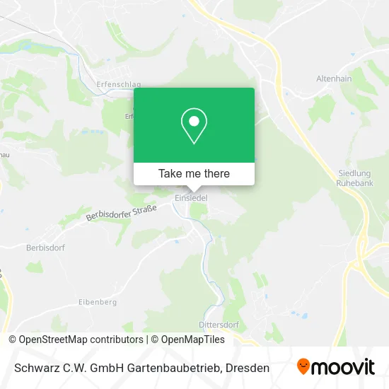 Карта Schwarz C.W. GmbH Gartenbaubetrieb
