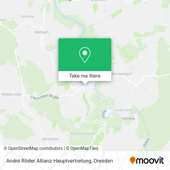 Карта André Röder Allianz Hauptvertretung