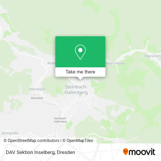 Карта DAV Sektion Inselberg