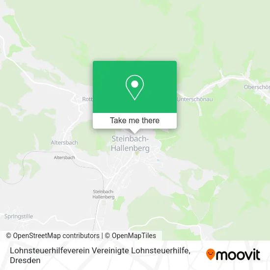 Карта Lohnsteuerhilfeverein Vereinigte Lohnsteuerhilfe