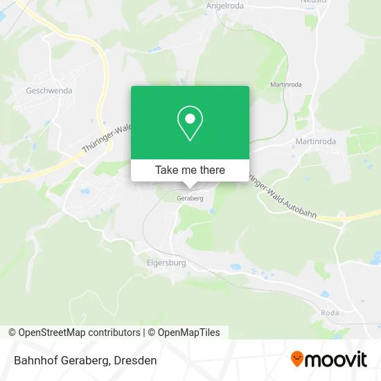 Карта Bahnhof Geraberg