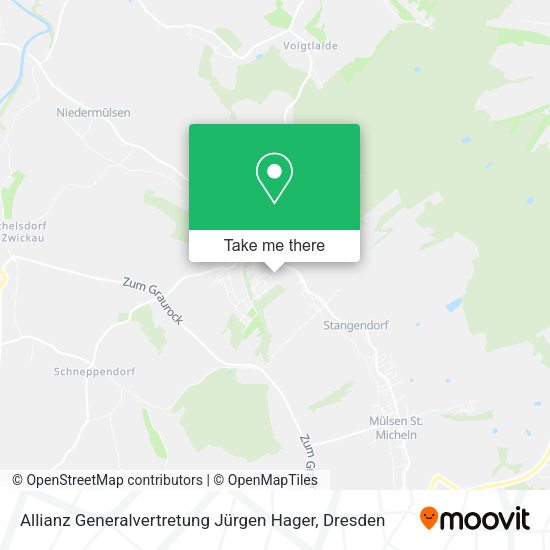 Карта Allianz Generalvertretung Jürgen Hager
