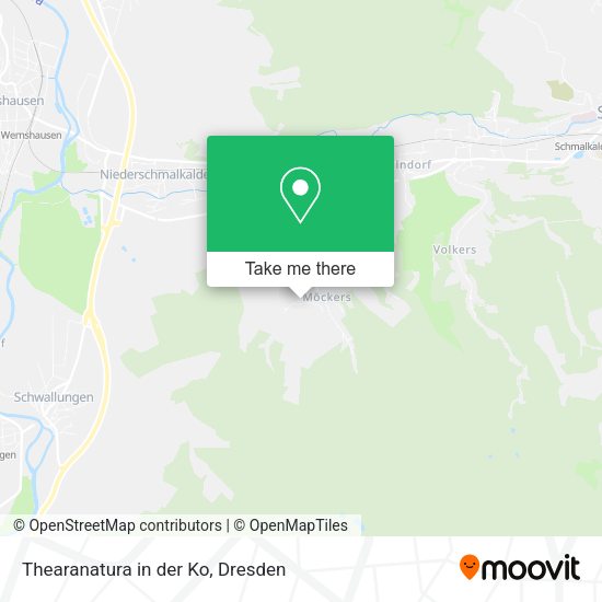 Карта Thearanatura in der Ko