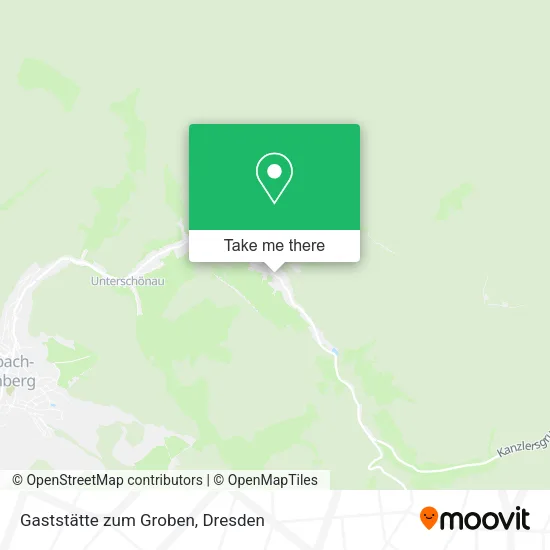 Карта Gaststätte zum Groben