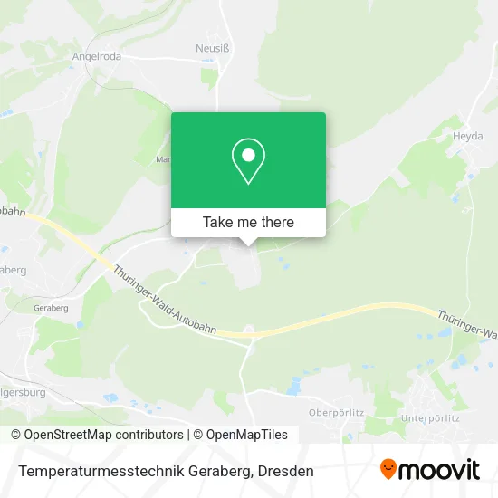 Карта Temperaturmesstechnik Geraberg