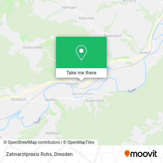 Карта Zahnarztpraxis Ruhs