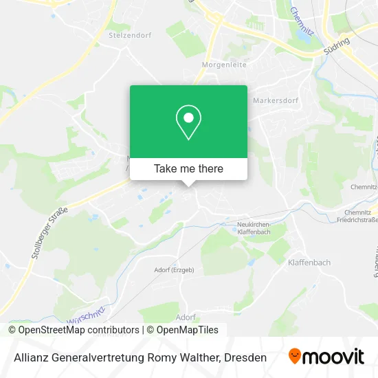 Карта Allianz Generalvertretung Romy Walther