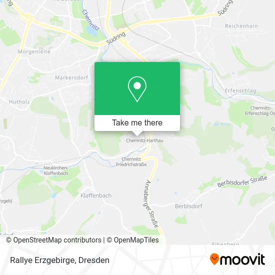 Rallye Erzgebirge map