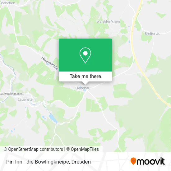 Карта Pin Inn - die Bowlingkneipe