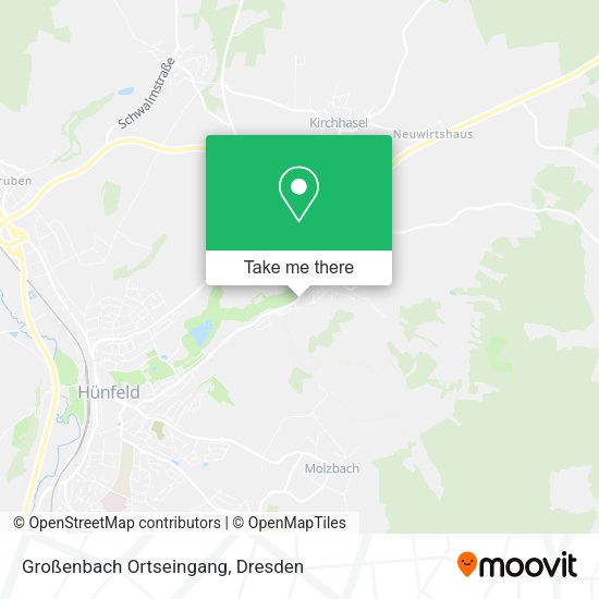 Карта Großenbach Ortseingang