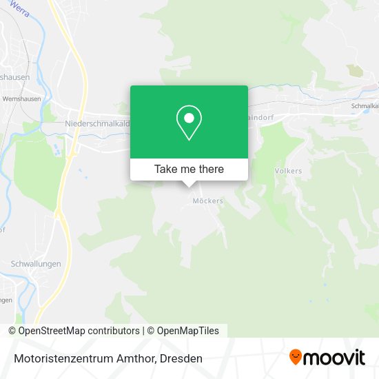 Карта Motoristenzentrum Amthor