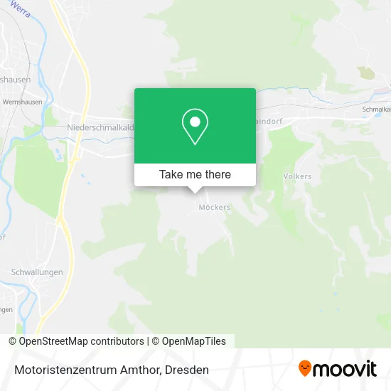 Карта Motoristenzentrum Amthor