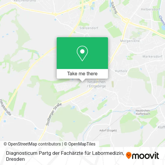 Карта Diagnosticum Partg der Fachärzte für Labormedizin