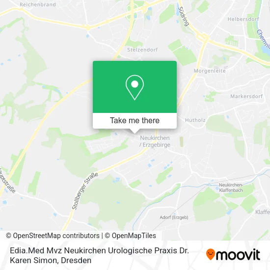 Карта Edia.Med Mvz Neukirchen Urologische Praxis Dr. Karen Simon