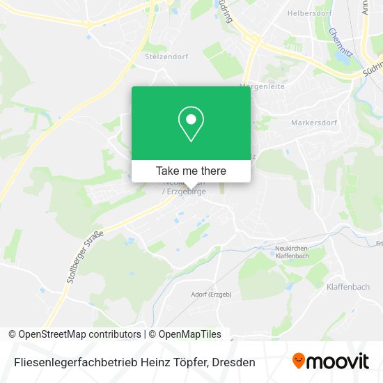 Карта Fliesenlegerfachbetrieb Heinz Töpfer