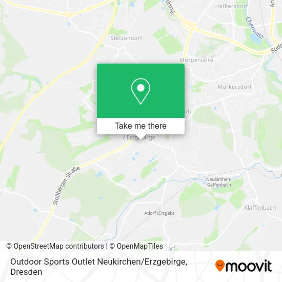 Карта Outdoor Sports Outlet Neukirchen / Erzgebirge