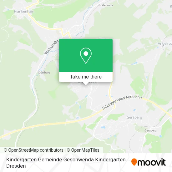 Карта Kindergarten Gemeinde Geschwenda Kindergarten