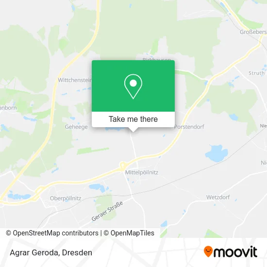 Agrar Geroda map