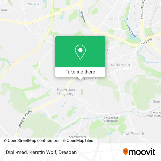 Карта Dipl.-med. Kerstin Wolf