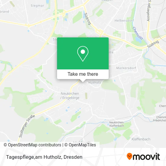 Карта Tagespflege,am Hutholz