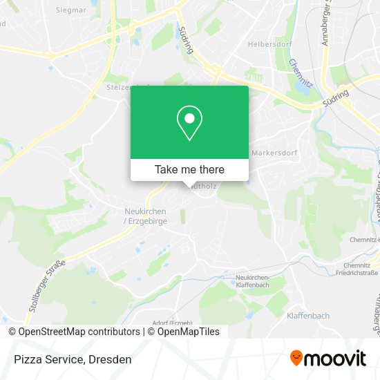 Карта Pizza Service